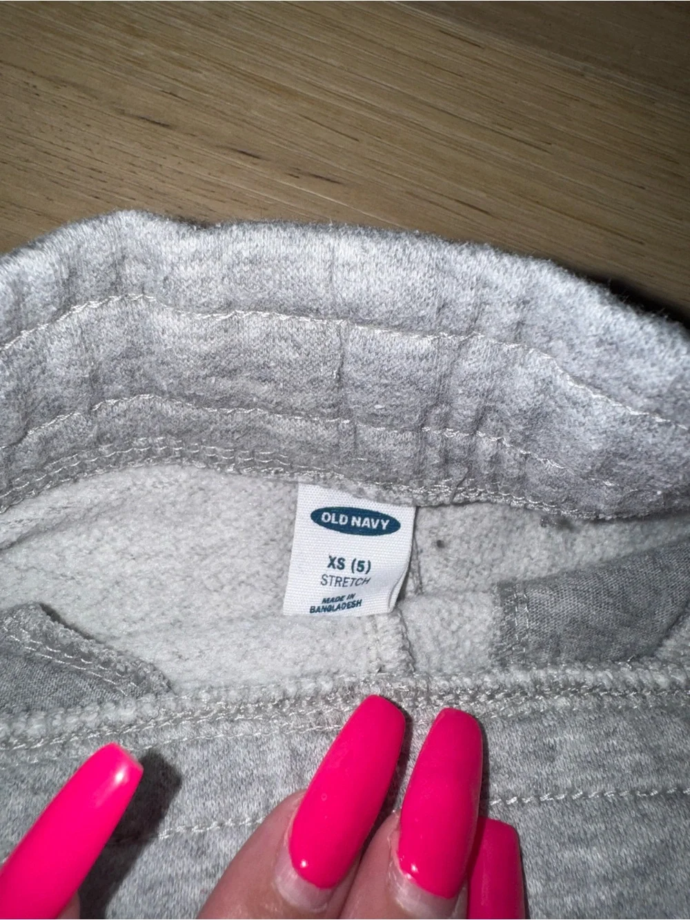 Old Navy Kids Pull-On Shorts in Black and Light Gray